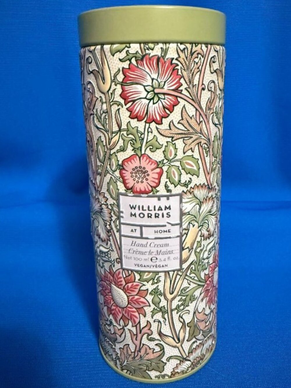 NEW WILLIAM MORRIS AT HOME HAND CREAM VANILLA SANDALWOOD 3.4 FL OZ / NET 100 ML
